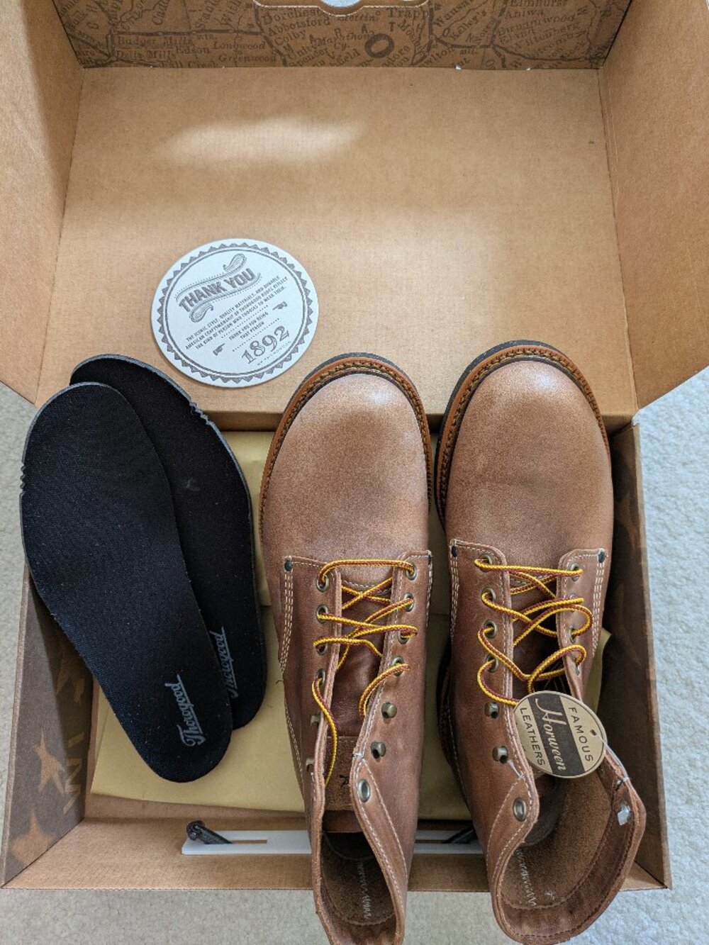 Thorogood 1892 Men's Beloit Boots in Natural Chromexcel